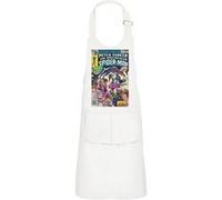 Fabulous Tablier Cuisine Enfant 2 Poches Blanc The Spectacular Spiderman Bande Dessinee - Haut de gamme Blanc G
