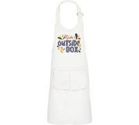 Fabulous Tablier Cuisine Enfant 2 Poches Blanc Think Outside The Box - Haut de gamme Blanc G