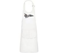 Fabulous Tablier Cuisine Enfant 2 Poches Blanc Vaisseau Spatial Etats Unis Schema - Haut de gamme Blanc G