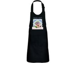 Fabulous Tablier Cuisine Enfant 2 Poches Noir Always Friday Chat surrealiste - Haut de gamme Noir G