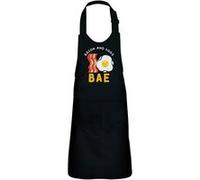 Fabulous Tablier Cuisine Enfant 2 Poches Noir BAE Bacon and Eggs - Haut de gamme Noir G