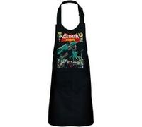 Fabulous Tablier Cuisine Enfant 2 Poches Noir Batman With Robin Bande Dessinee - Haut de gamme Noir G