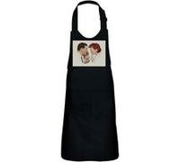 Fabulous Tablier Cuisine Enfant 2 Poches Noir Beurre de Cacahuete Skippy Peinture Norman Rockwell - Haut de gamme Noir G