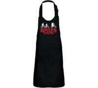 Fabulous Tablier Cuisine Enfant 2 Poches Noir Bikers Gang - Stranger things - Haut de gamme Noir G