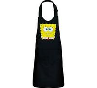 Fabulous Tablier Cuisine Enfant 2 Poches Noir Bob L'Eponge Spongebob Squarepant - Haut de gamme Noir G