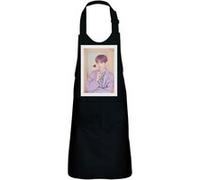 Fabulous Tablier Cuisine Enfant 2 Poches Noir BTS Map of The Soul: Persona Suga Kpop Stars - Haut de gamme Noir G