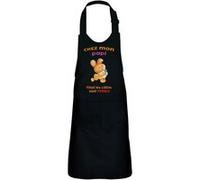 Fabulous Tablier Cuisine Enfant 2 Poches Noir Chez Mon Papi Tous Les Calins Sont Permis Grand - Haut de gamme Noir G