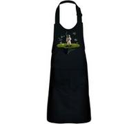 Fabulous Tablier Cuisine Enfant 2 Poches Noir Cosmonaute Scaphandrier - Haut de gamme Noir G