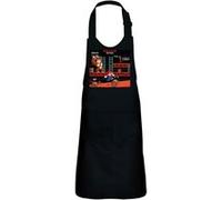 Fabulous Tablier Cuisine Enfant 2 Poches Noir Donkey Kong Contre Mario - Haut de gamme Noir G