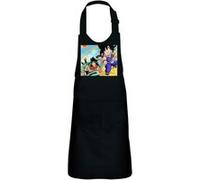 Fabulous Tablier Cuisine Enfant 2 Poches Noir Dragon Ball Classic Yamcha - Haut de gamme Noir G
