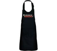 Fabulous Tablier Cuisine Enfant 2 Poches Noir Dresseur de Dragons - Haut de gamme Noir G