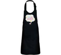Fabulous Tablier Cuisine Enfant 2 Poches Noir Enfin Les Vacances - Haut de gamme Noir G