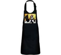 Fabulous Tablier Cuisine Enfant 2 Poches Noir Fairy Tail Natsu Mage De Feu - Haut de gamme Noir G