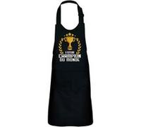 Fabulous Tablier Cuisine Enfant 2 Poches Noir Futur Champion du Monde - Haut de gamme Noir G
