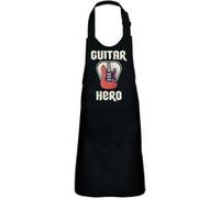 Fabulous Tablier Cuisine Enfant 2 Poches Noir Guitar Hero - Haut de gamme Noir G