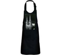 Fabulous Tablier Cuisine Enfant 2 Poches Noir La Cathedrale Engloutie Escher Dessin - Haut de gamme Noir G