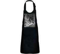 Fabulous Tablier Cuisine Enfant 2 Poches Noir Le Petit Poucet Perrault Illustration Gustave Dore - Haut de gamme Noir G