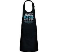 Fabulous Tablier Cuisine Enfant 2 Poches Noir Make Waves Not War - Haut de gamme Noir G