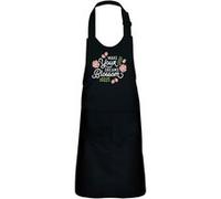 Fabulous Tablier Cuisine Enfant 2 Poches Noir Make Your Dreams Blossom - Haut de gamme Noir G