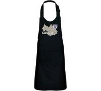 Fabulous Tablier Cuisine Enfant 2 Poches Noir Savoie carte ancienne - Haut de gamme Noir G