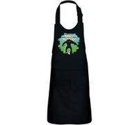 Fabulous Tablier Cuisine Enfant 2 Poches Noir Space Invaders Alien - Haut de gamme Noir G
