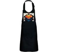 Fabulous Tablier Cuisine Enfant 2 Poches Noir Superman Retire sa Veste - Haut de gamme Noir G