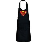 Fabulous Tablier Cuisine Enfant 2 Poches Noir Superman Super Heros - Haut de gamme Noir G
