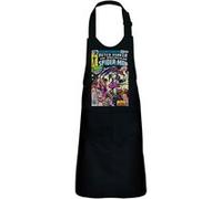 Fabulous Tablier Cuisine Enfant 2 Poches Noir The Spectacular Spiderman Bande Dessinee - Haut de gamme Noir G
