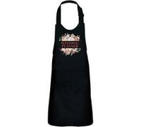 Fabulous Tablier Cuisine Enfant 2 Poches Noir Wedding Planner Bouquet Fleurs - Haut de gamme Noir G
