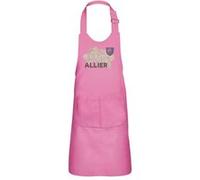 Fabulous Tablier Cuisine Enfant 2 Poches Rose Allier carte ancienne - Haut de gamme Rose G