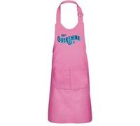 Fabulous Tablier Cuisine Enfant 2 Poches Rose Don't Overthink It - Haut de gamme Rose G