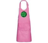 Fabulous Tablier Cuisine Enfant 2 Poches Rose Hulk Point - Haut de gamme Rose G