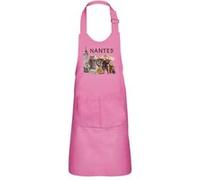 Fabulous Tablier Cuisine Enfant 2 Poches Rose Nantes Collage - Haut de gamme Rose G