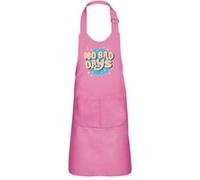 Fabulous Tablier Cuisine Enfant 2 Poches Rose No Bad Days - Haut de gamme Rose G