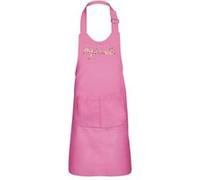 Fabulous Tablier Cuisine Enfant 2 Poches Rose Raphael Signature - Haut de gamme Rose G