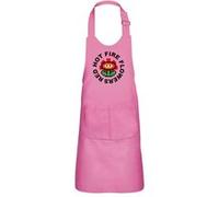 Fabulous Tablier Cuisine Enfant 2 Poches Rose Red Hot Fire Flowers Mario - Haut de gamme Rose G