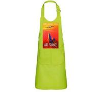 Fabulous Tablier Cuisine Enfant 2 Poches Vert Air France Afrique Affiche Vintage - Haut de gamme Vert G