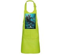 Fabulous Tablier Cuisine Enfant 2 Poches Vert Aquaman Black Manta - Haut de gamme Vert G