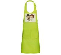Fabulous Tablier Cuisine Enfant 2 Poches Vert Beurre de Cacahuete Skippy Peinture Norman Rockwell - Haut de gamme Vert G