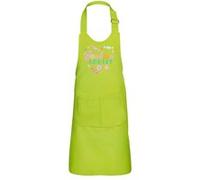 Fabulous Tablier Cuisine Enfant 2 Poches Vert Bonbon Addict - Haut de gamme Vert G