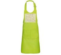 Fabulous Tablier Cuisine Enfant 2 Poches Vert Chopin Partition Manuscrit - Haut de gamme Vert G