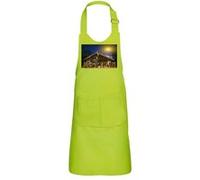 Fabulous Tablier Cuisine Enfant 2 Poches Vert Creche Jesus Noel Rois Mages - Haut de gamme Vert G