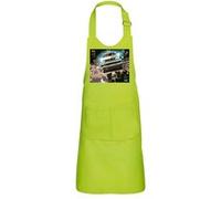 Fabulous Tablier Cuisine Enfant 2 Poches Vert Delorean Dmc-12 Retour Vers Le Futur Miroir - Haut de gamme Vert G