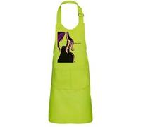 Fabulous Tablier Cuisine Enfant 2 Poches Vert Dessin Femme Chuuut - Haut de gamme Vert G