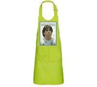 Fabulous Tablier Cuisine Enfant 2 Poches Vert Diego Armando Maradona - Haut de gamme Vert G