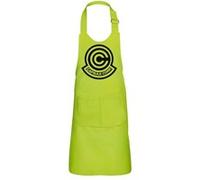 Fabulous Tablier Cuisine Enfant 2 Poches Vert Dragon Ball Capsule Corp Logo - Haut de gamme Vert G