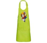 Fabulous Tablier Cuisine Enfant 2 Poches Vert Dragon Ball GT Pan Anime Manga - Haut de gamme Vert G