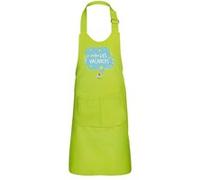 Fabulous Tablier Cuisine Enfant 2 Poches Vert Enfin Les Vacances - Haut de gamme Vert G