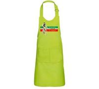 Fabulous Tablier Cuisine Enfant 2 Poches Vert Fausto Coppi Vintage - Haut de gamme Vert G