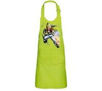 Fabulous Tablier Cuisine Enfant 2 Poches Vert Gotenks Attaque Ki Dragon Ball Z Fusion - Haut de gamme Vert G